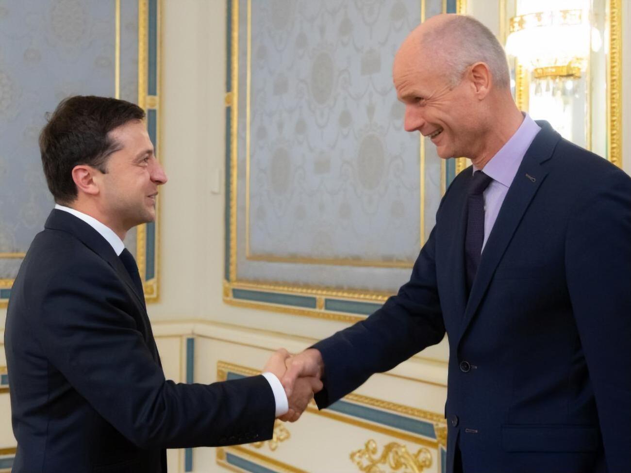 Зеленский встретился с Блоком в Киеве