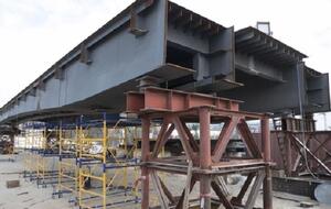 Реконструкция моста началась в марте 2019 года