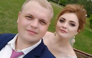 Павло і Луїза Дунайські в день весілля у червні 2018 року