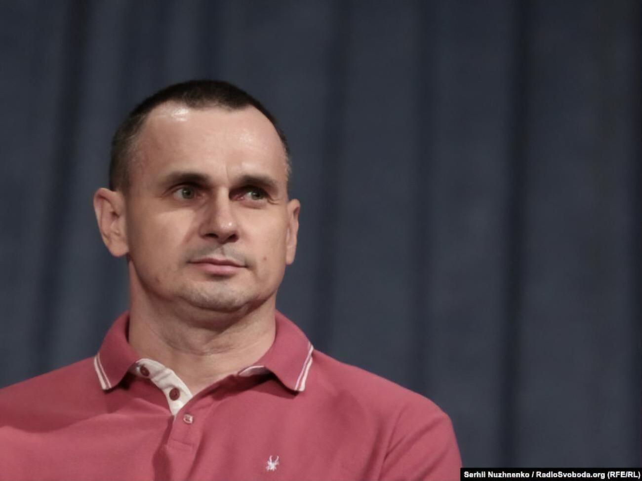 Сенцова було оголошено лауреатом премії Сахарова 25 жовтня 2018 року на спеціальній церемонії в Європарламенті