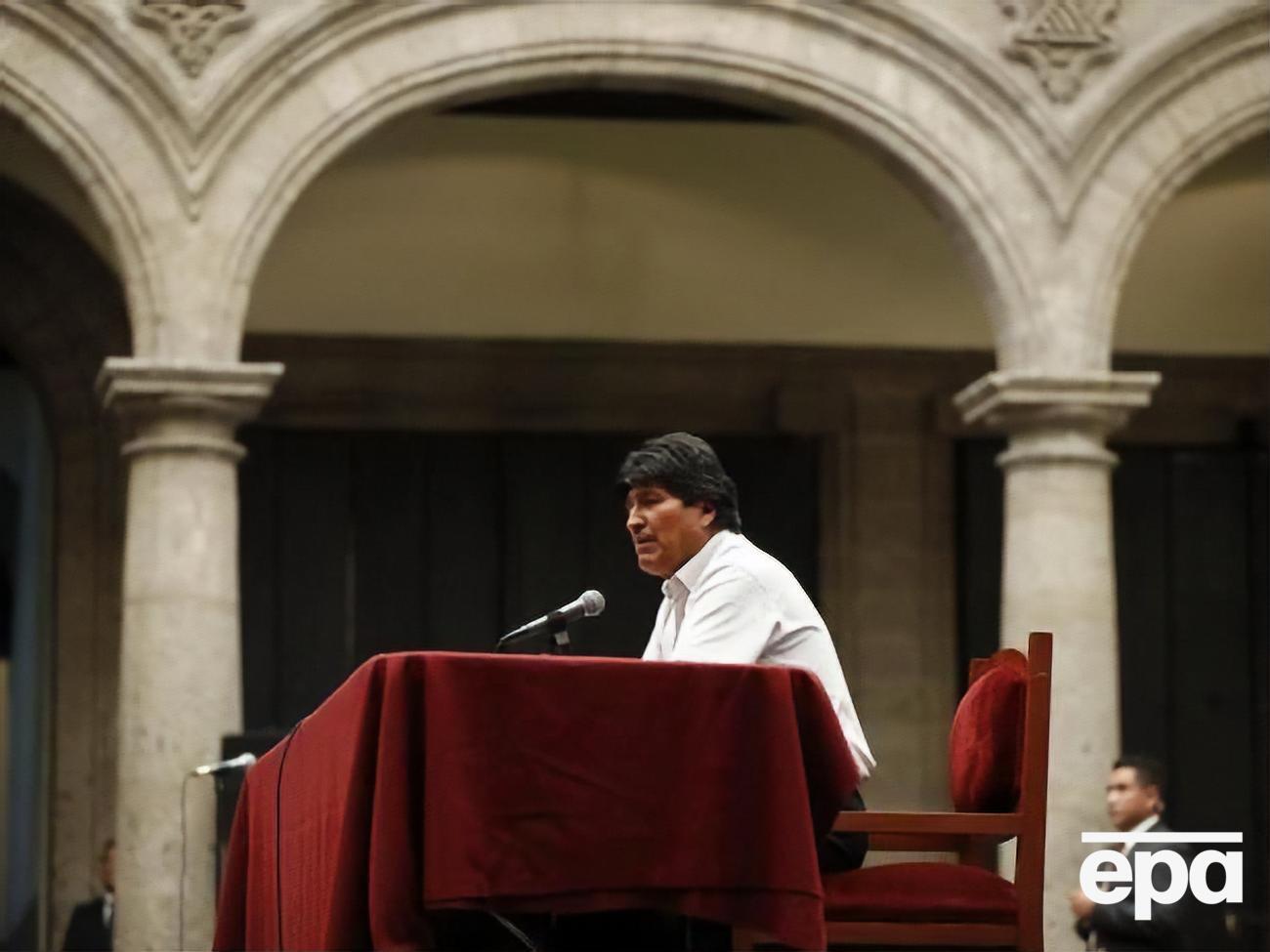 Моралес обвинил США в организации переворота в Боливии