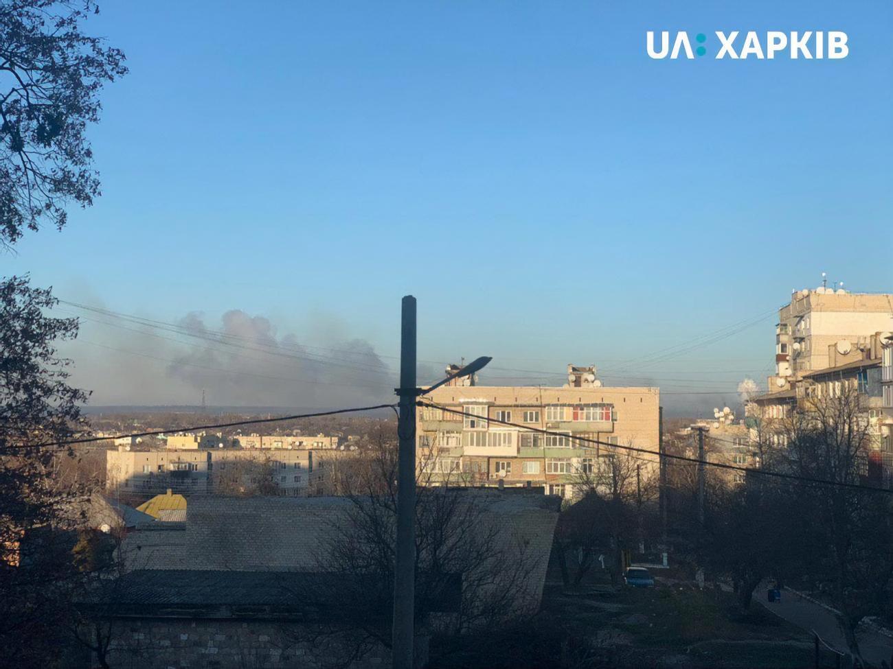 Взрывы произошли на военных складах в Балаклее