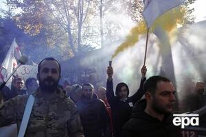 В Грузии проходит антиправительственная акция. Фоторепортаж