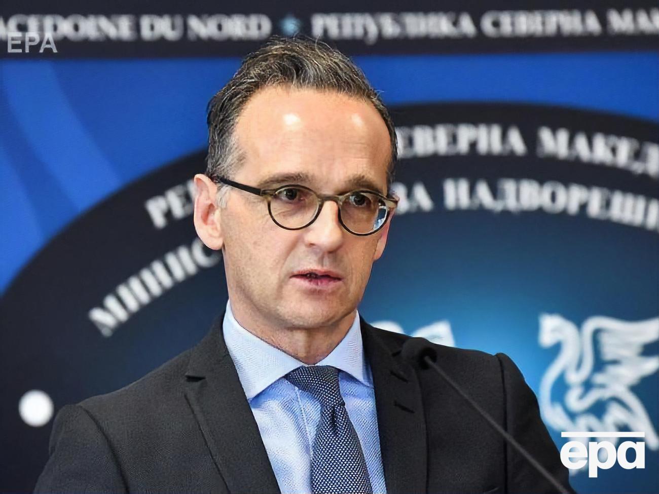 Маас намерен обсудить с украинскими политиками выполнение Минских соглашений и подготовку к саммиту "Нормандской четверки"