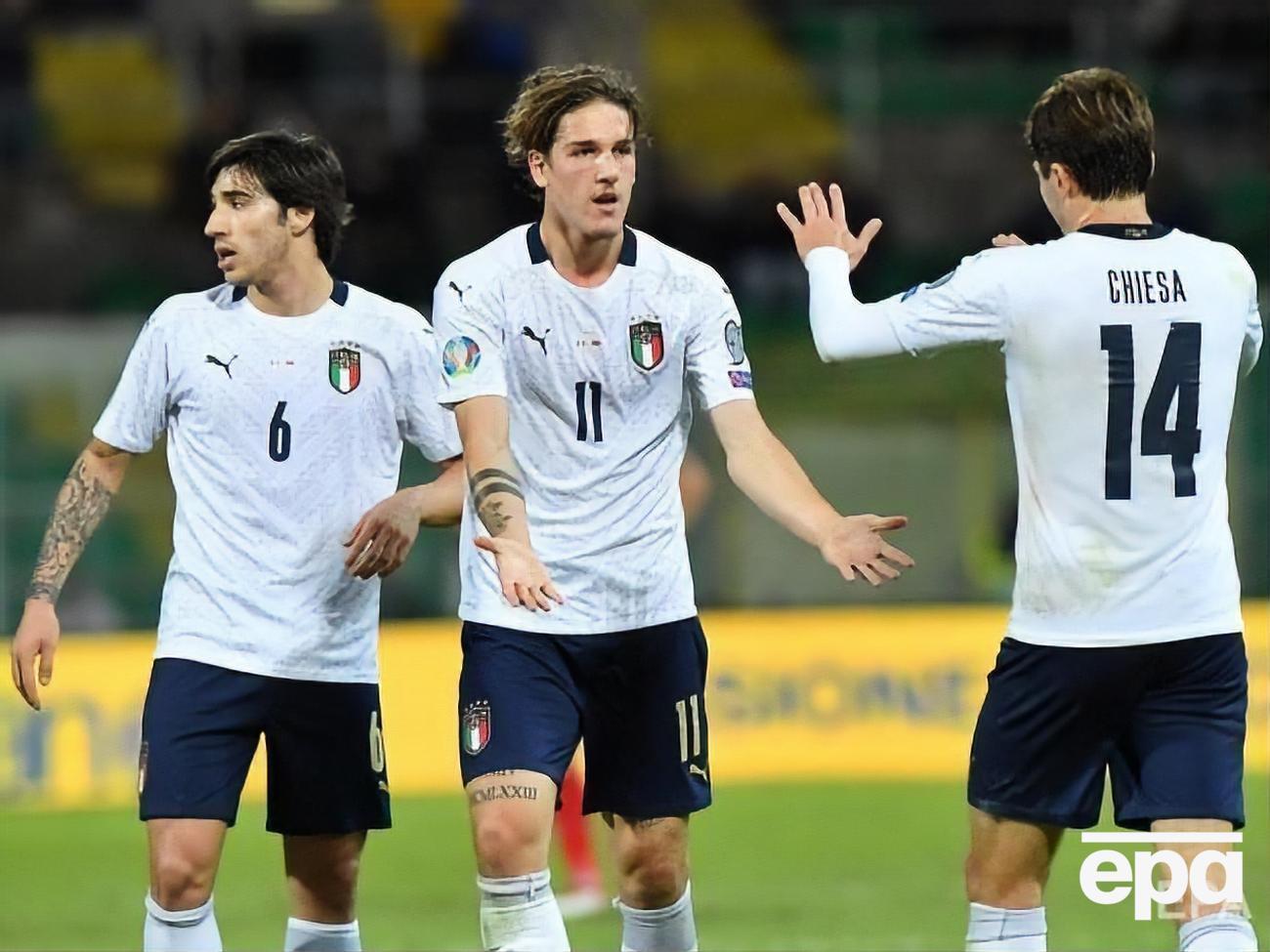 Італія (на фото) забила Вірменії дев'ять голів