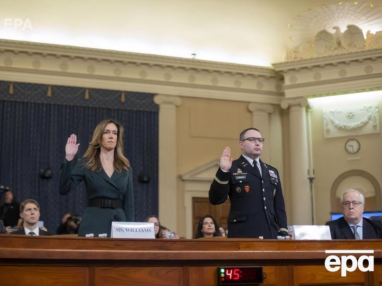 У США свідки розмови Трампа та Зеленського дають свідчення. Трансляція