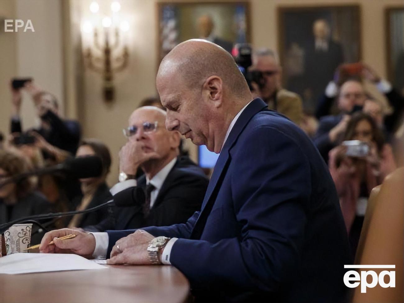 Імпічмент Трампа. Сондленд дає свідчення на відкритих слуханнях у Конгресі США. Трансляція