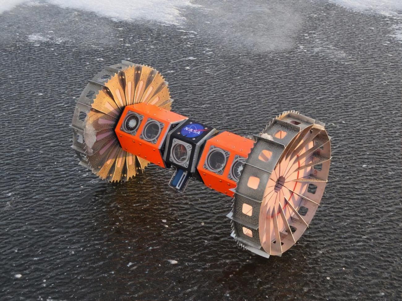 Робот может маневрировать как на льду, так и под ним
