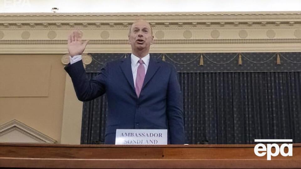 Сондленд: Я не чув, щоб хтось говорив, що розслідування потрібно було почати або завершити