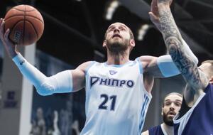 БК "Дніпро" посідає третє місце у групі Кубка Європи ФІБА