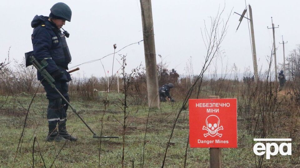 Із 13-го до 20 листопада на ділянці розведення біля Петрівського відбувався процес розмінування