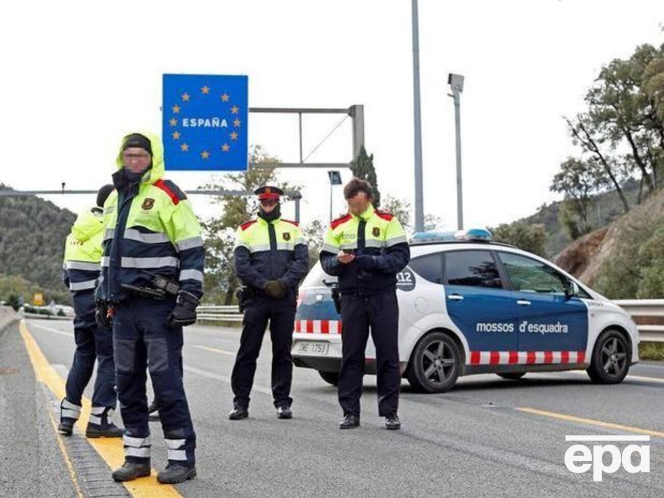 Машину з українцем іспанська поліція затримала в Жироні