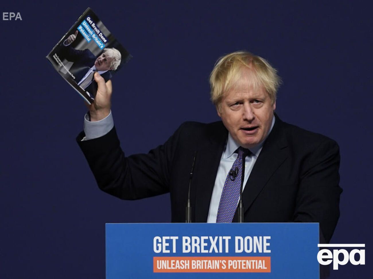 Brexit є головним пунктом передвиборчого маніфесту Консервативної партії, яку очолює Джонсон