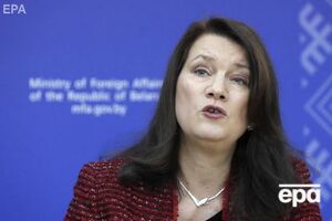 Лінде заявила, що Швеція вирішила відмовитися від терміна "Русь" у назві Білорусі