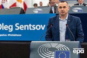 Сенцов выступил в Европарламенте