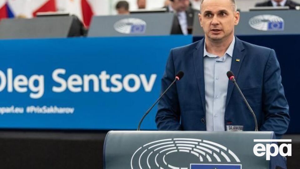 Сенцов виступив у Європарламенті
