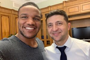 Беленюк (слева) провел встречу с Зеленским (справа)