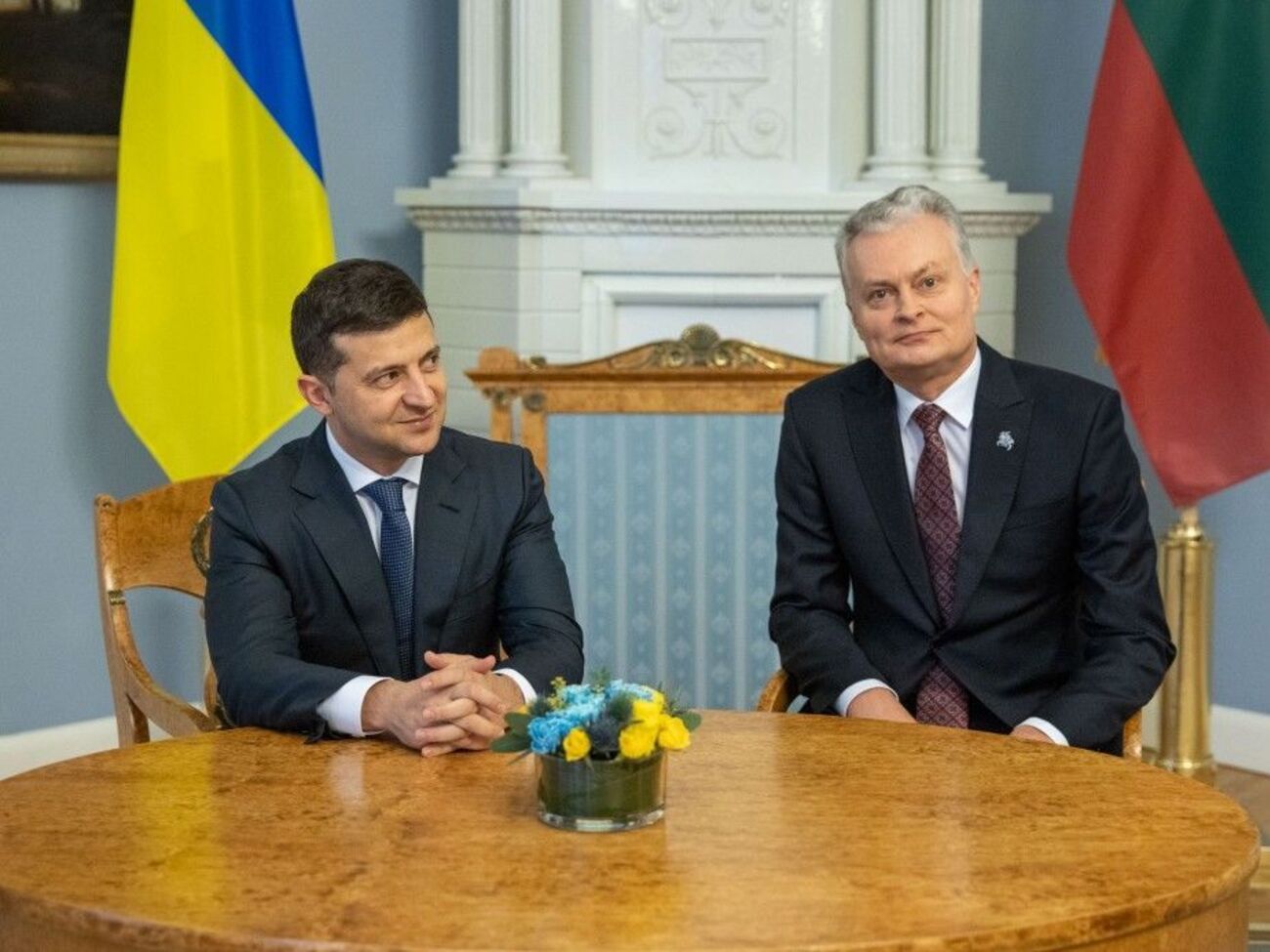 Зеленський зустрівся з Науседою