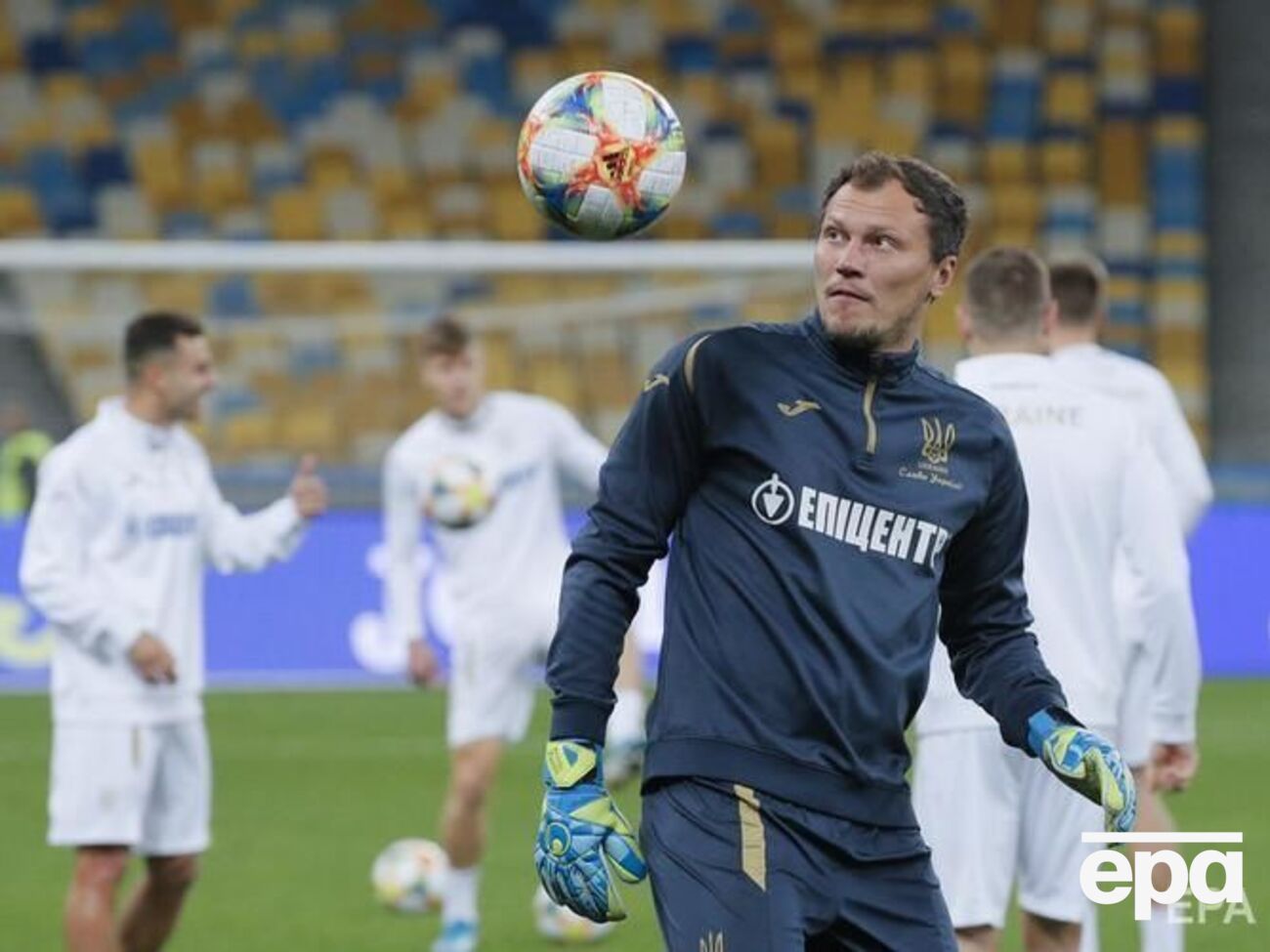 Пятов пропустил четыре гола в восьми матчах в отборе на Евро 2020