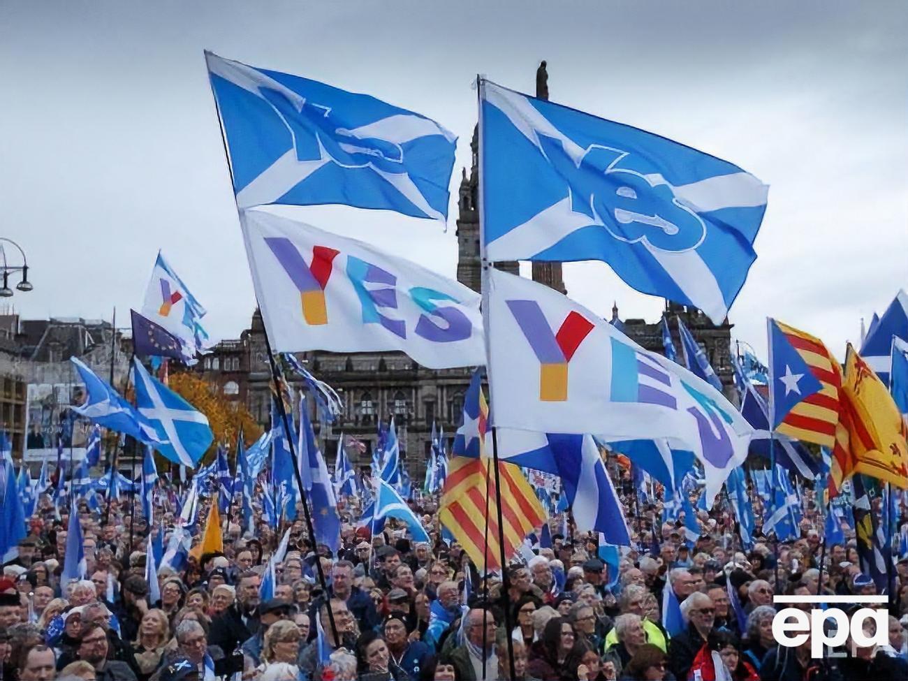 У Шотландії відбувся марш за незалежність від Великобританії. Фоторепортаж
