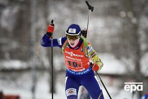 Меркушина (на фото) и Тищенко представили Украину на первой гонке Кубка мира