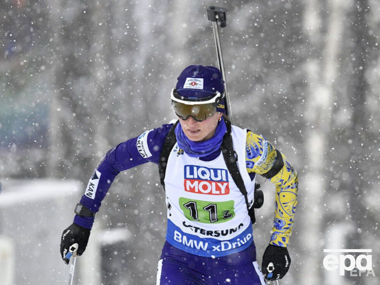 Вита Семеренко выступила на смешанной эстафете Кубка мира