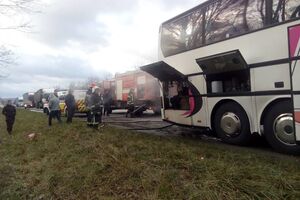 Займання сталося в моторному відсіку