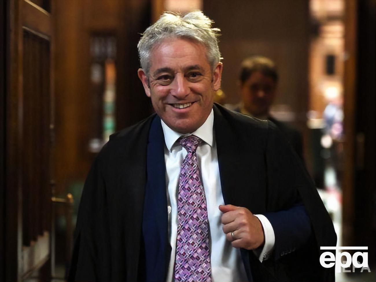 Спікер Палати громад Джон Берков пішов у відставку після 10 років роботи на посаді