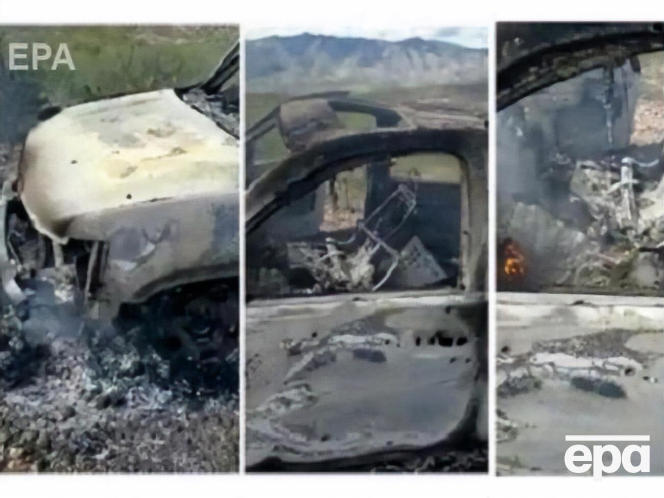 Злоумышленники расстреляли колонну из трех автомобилей