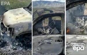 Злоумышленники расстреляли колонну из трех автомобилей