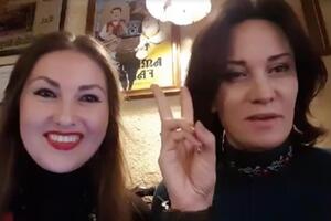 Федина (ліворуч) говорила: Президент, таке враження, думає, що він безсмертний