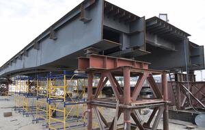 Реконструкция моста началась в марте 2019 года