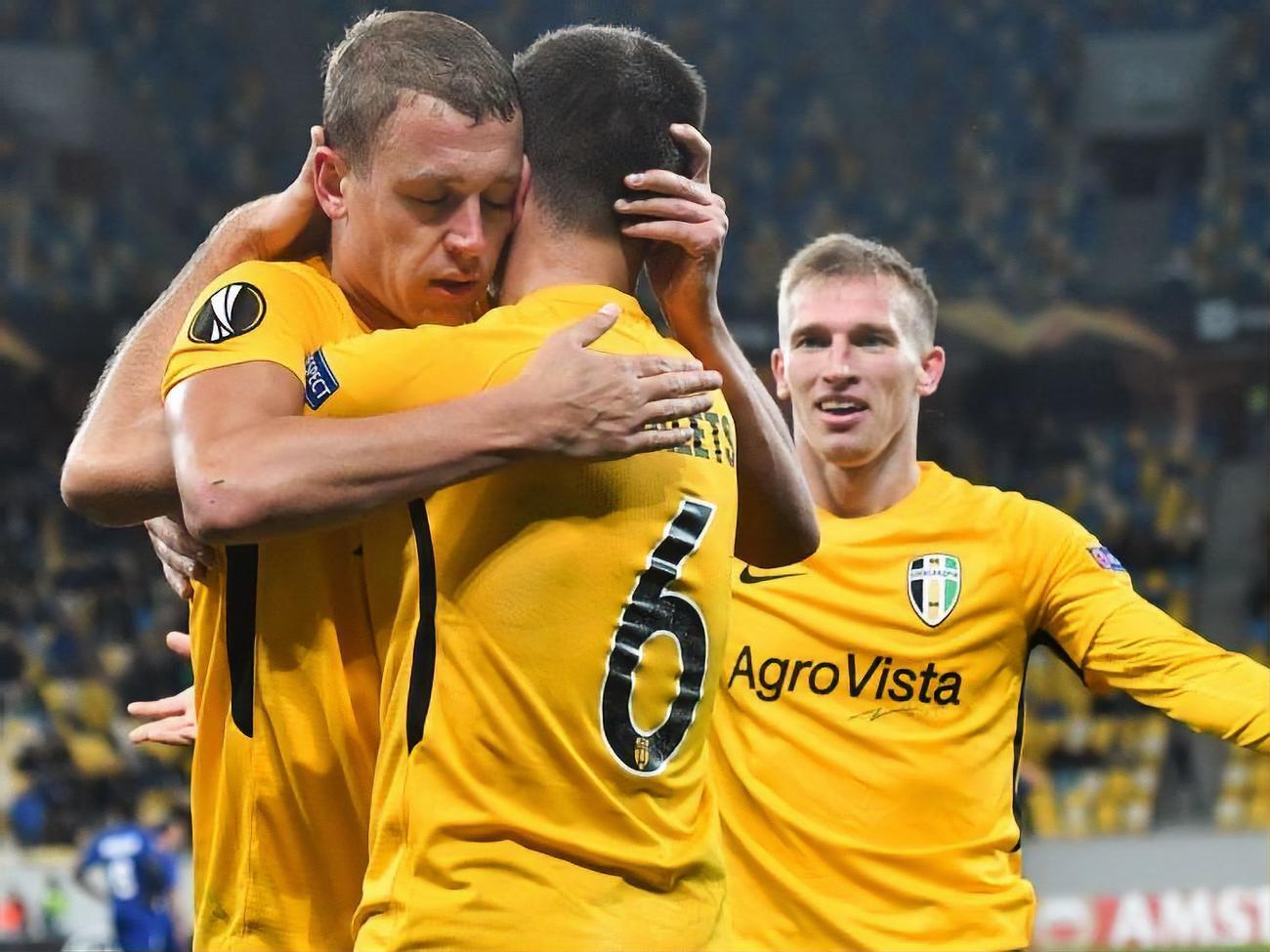 "Александрия" по ходу матча проигрывала со счетом 0:2, но сумела сравнять счет