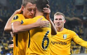 "Александрия" по ходу матча проигрывала со счетом 0:2, но сумела сравнять счет