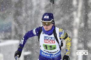 Вита Семеренко пробежала один штрафной круг