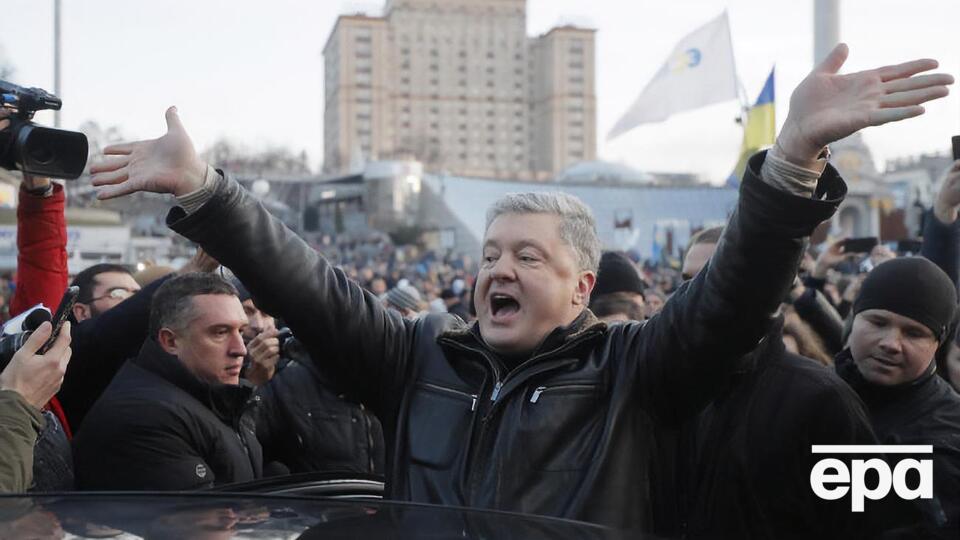ГБР расследует более 10 производств, в которых фигурирует Порошенко (на фото), говорил директор бюро