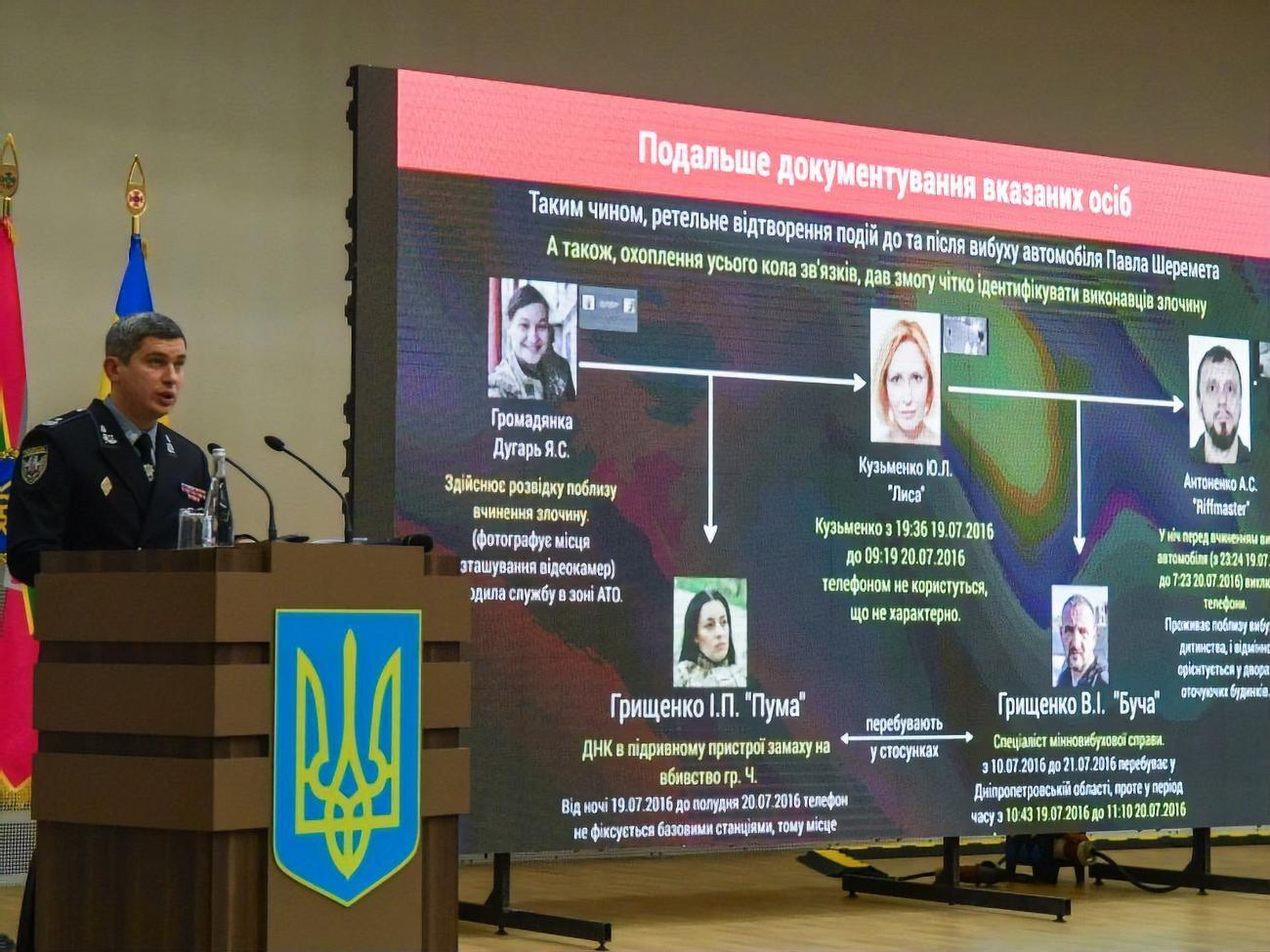 Следствие установило личности подозреваемых в причастности к убийству Шеремета