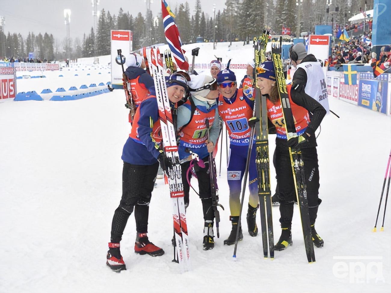 Украинские биатлонистки использовали восемь дополнительных патронов