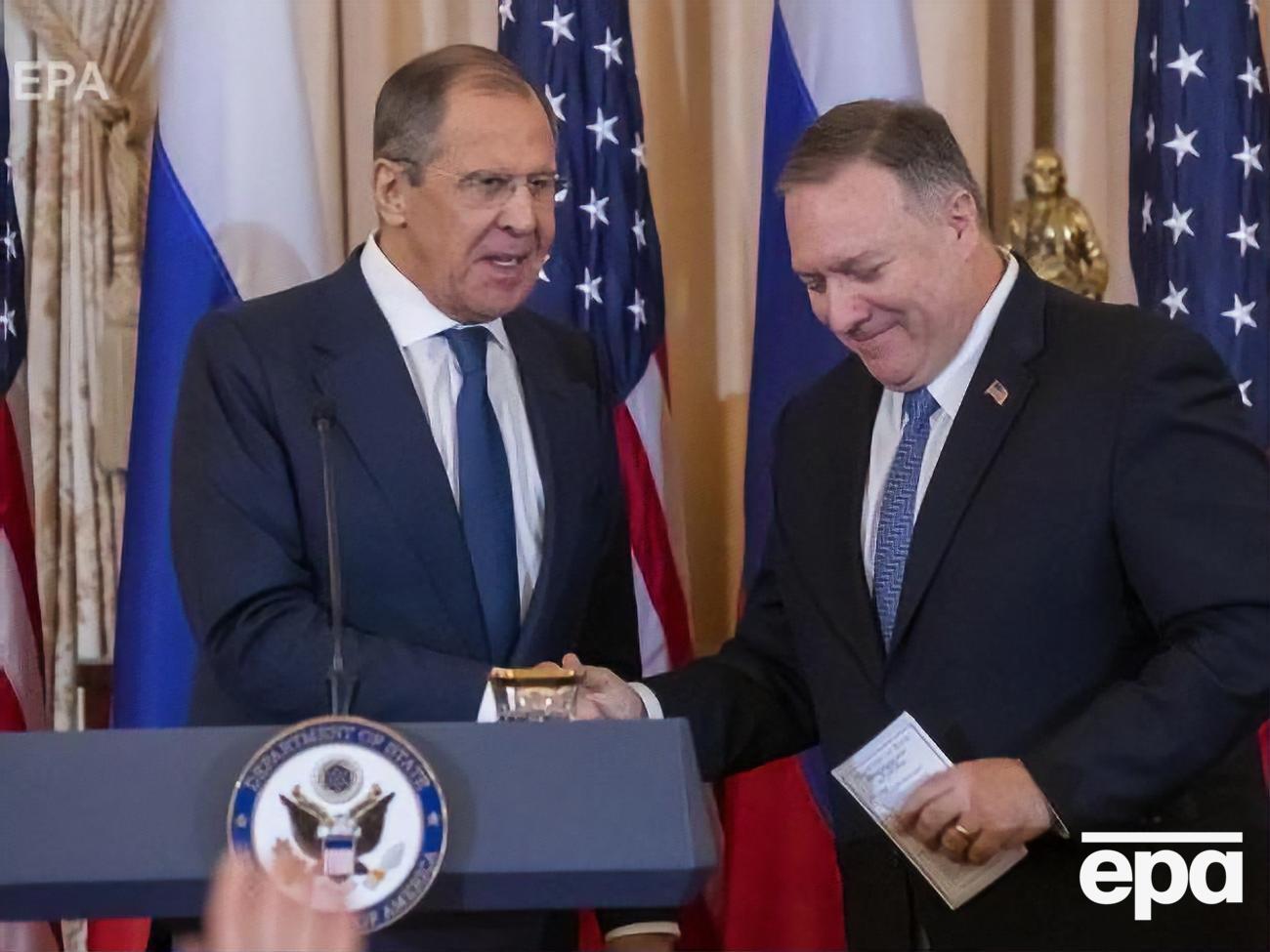 Помпео заявил, что тема Украины&nbsp;стала ведущей&nbsp;в ходе встречи с Лавровым