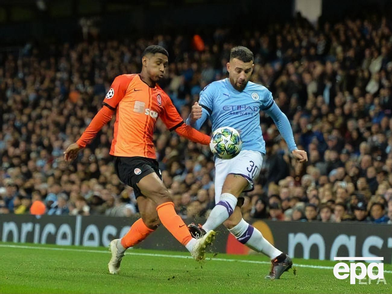 Тете (слева) перешел в "Шахтер" в феврале 2019 года