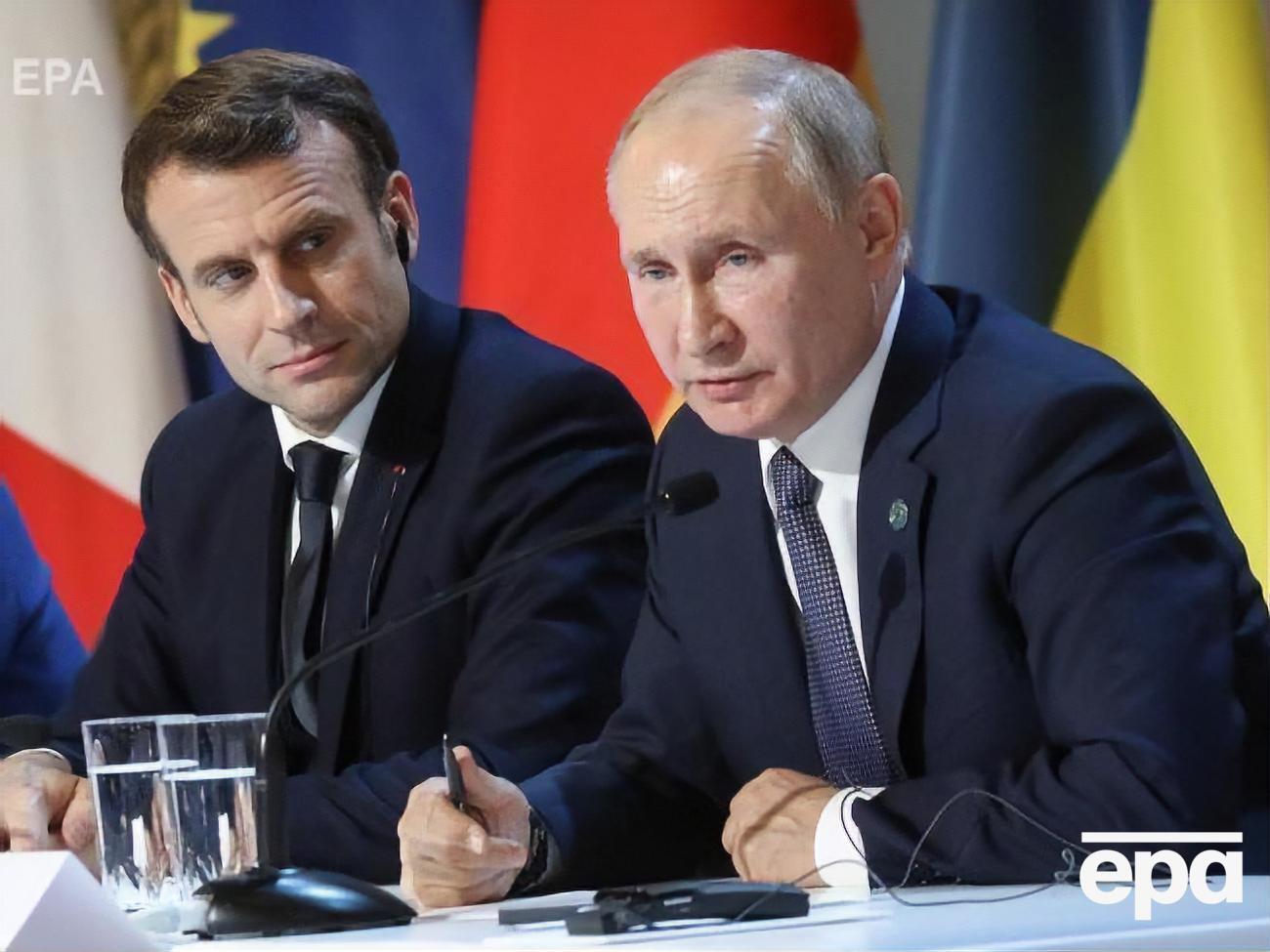 Путін і Макрон домовилися продовжувати контакти