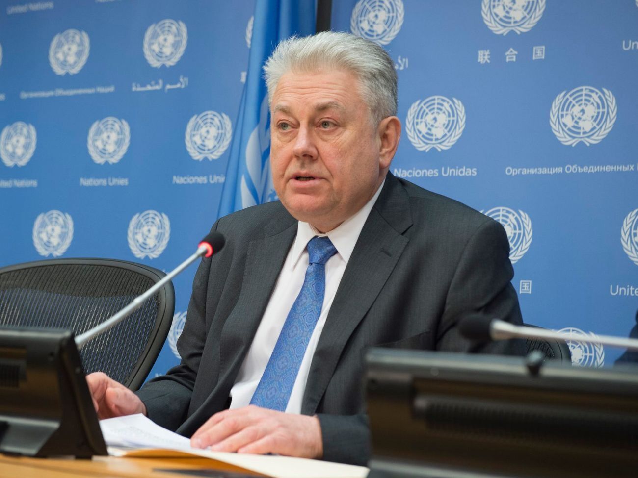 Ельченко возглавлял представительство Украины при ООН с декабря 2015 года, до этого работал послом Украины в РФ