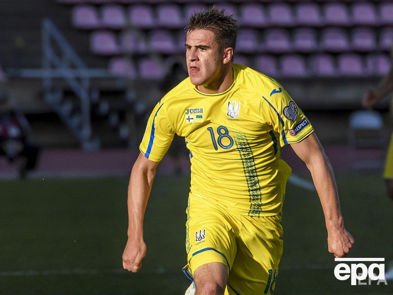 Бєсєдін зіграв 12 матчів за збірну України