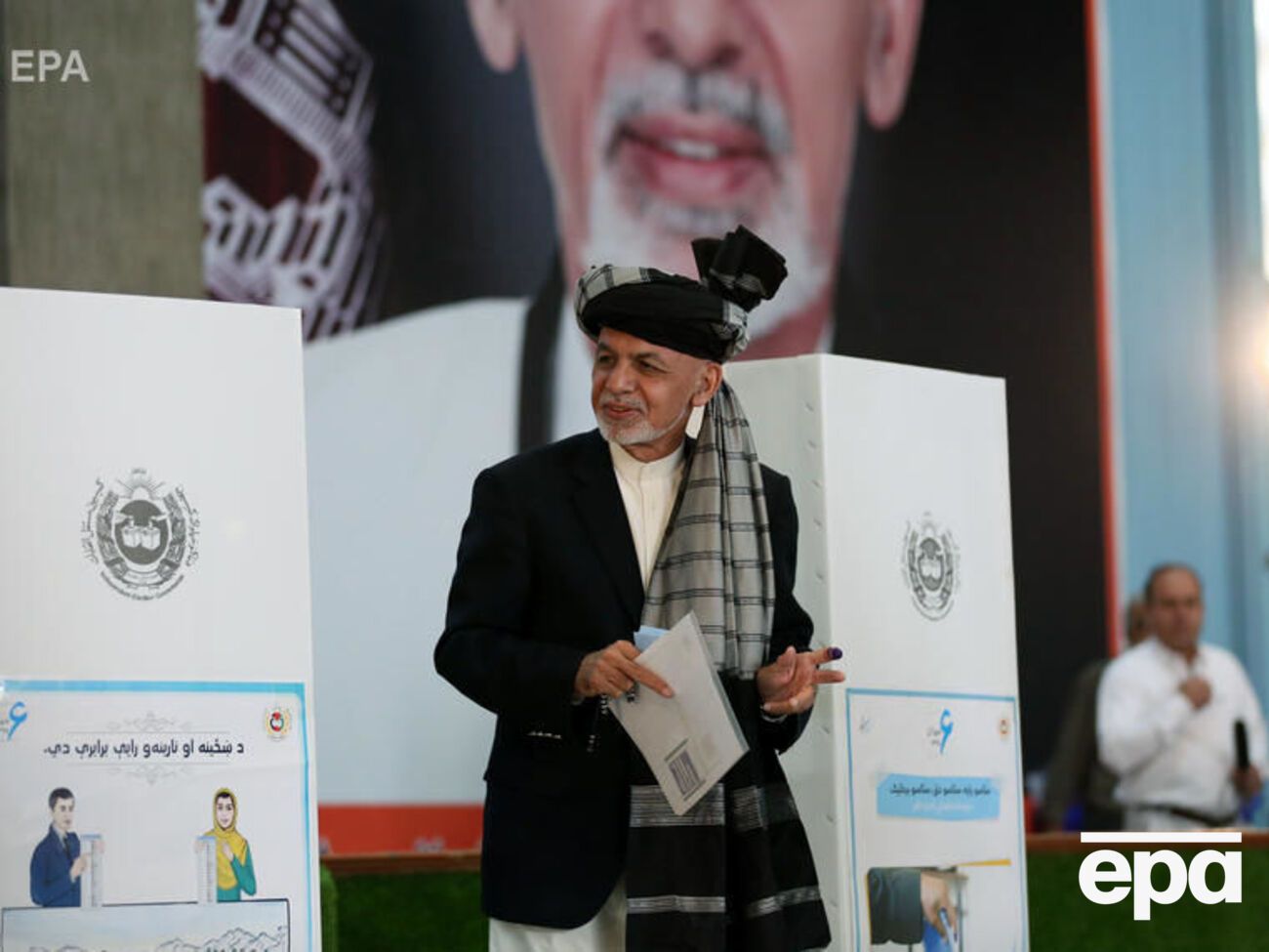 Гани приветствовал объявление предварительных результатов голосования