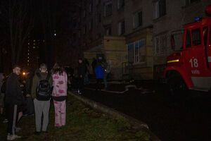 Возгорание произошло в подсобном помещении на первом этаже общежития