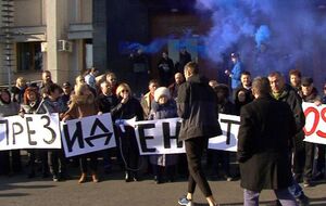 До активістів вийшли заступники голови Одеської ОДА