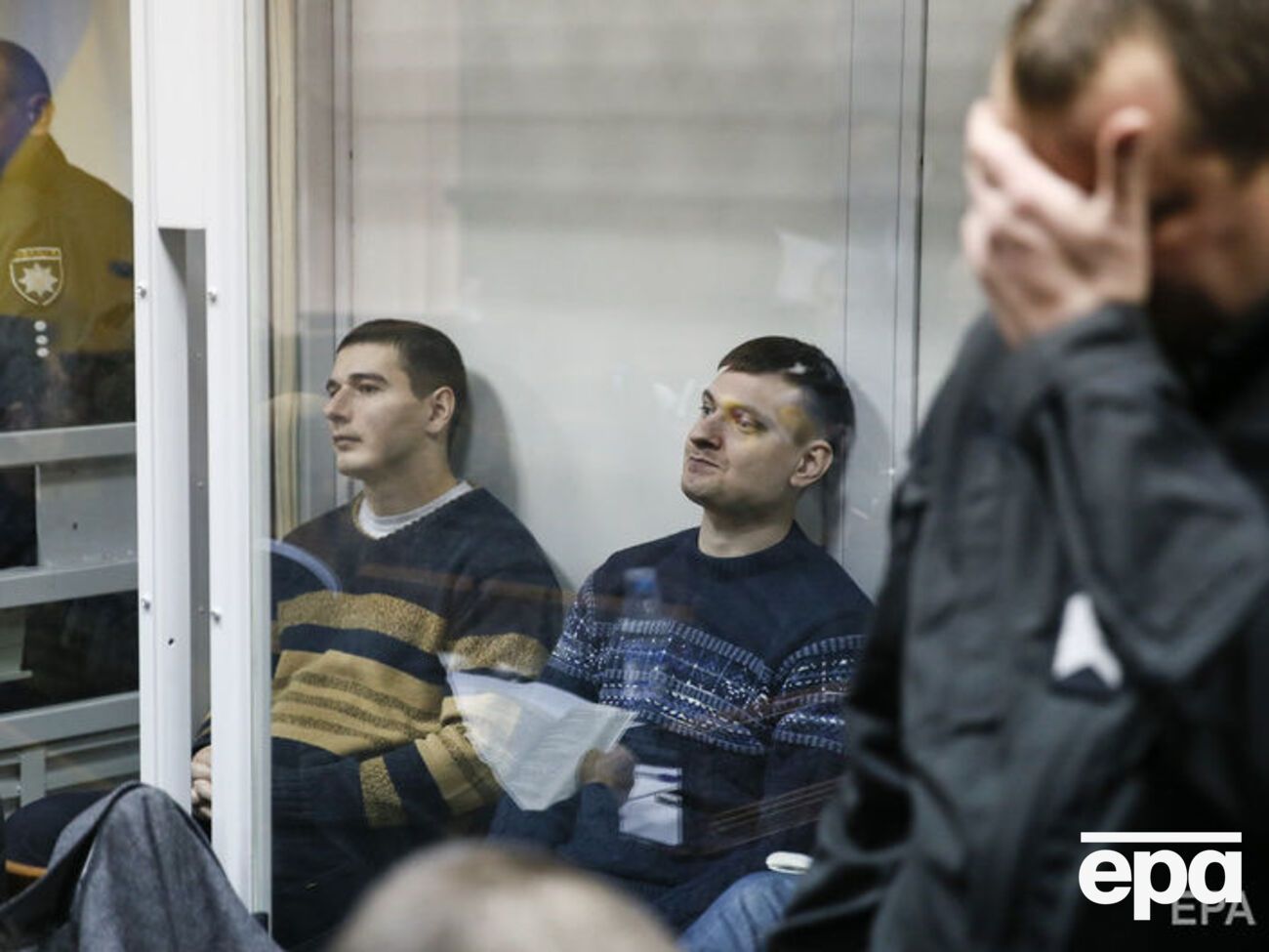 Заседание суда по экс-беркутовцам продолжится в 2020 году. На фото – Зинченко и Аброськин