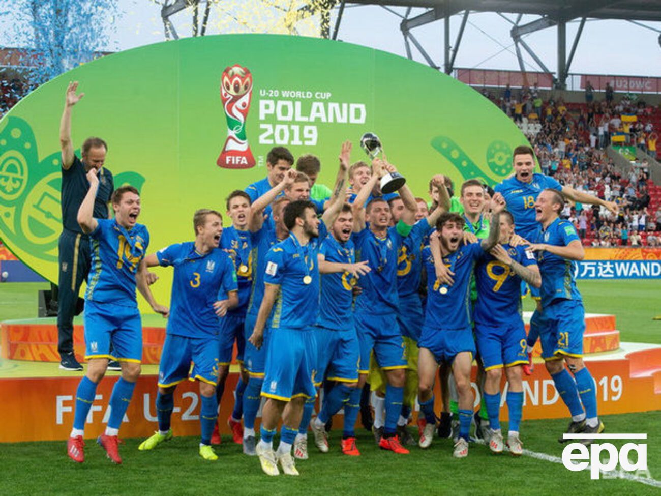 В 2019 году молодежная сборная Украины стала чемпионом мира по футболу