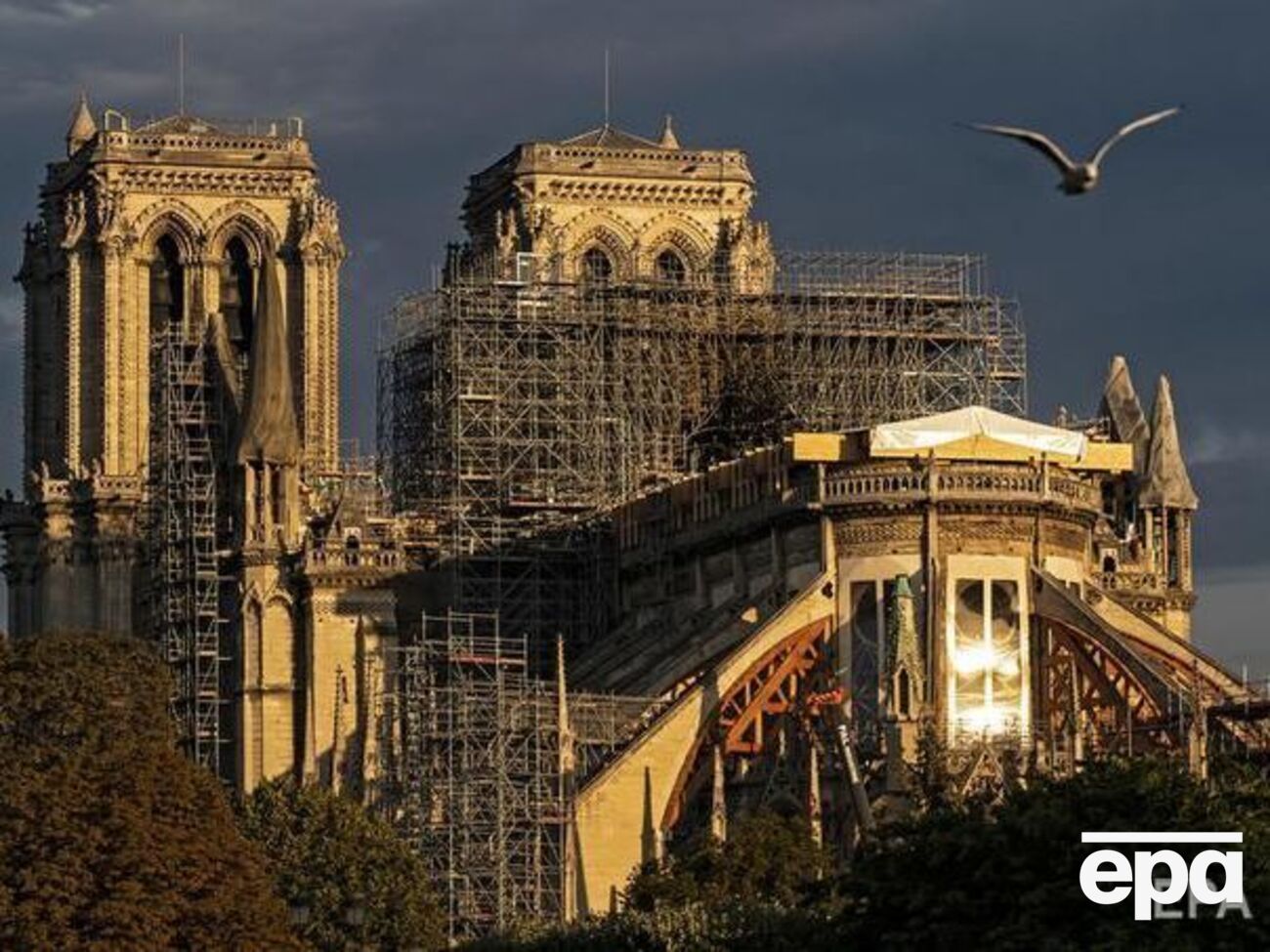 Чтобы оценить состояние собора, нужно полностью убрать строительные леса