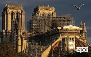 Чтобы оценить состояние собора, нужно полностью убрать строительные леса